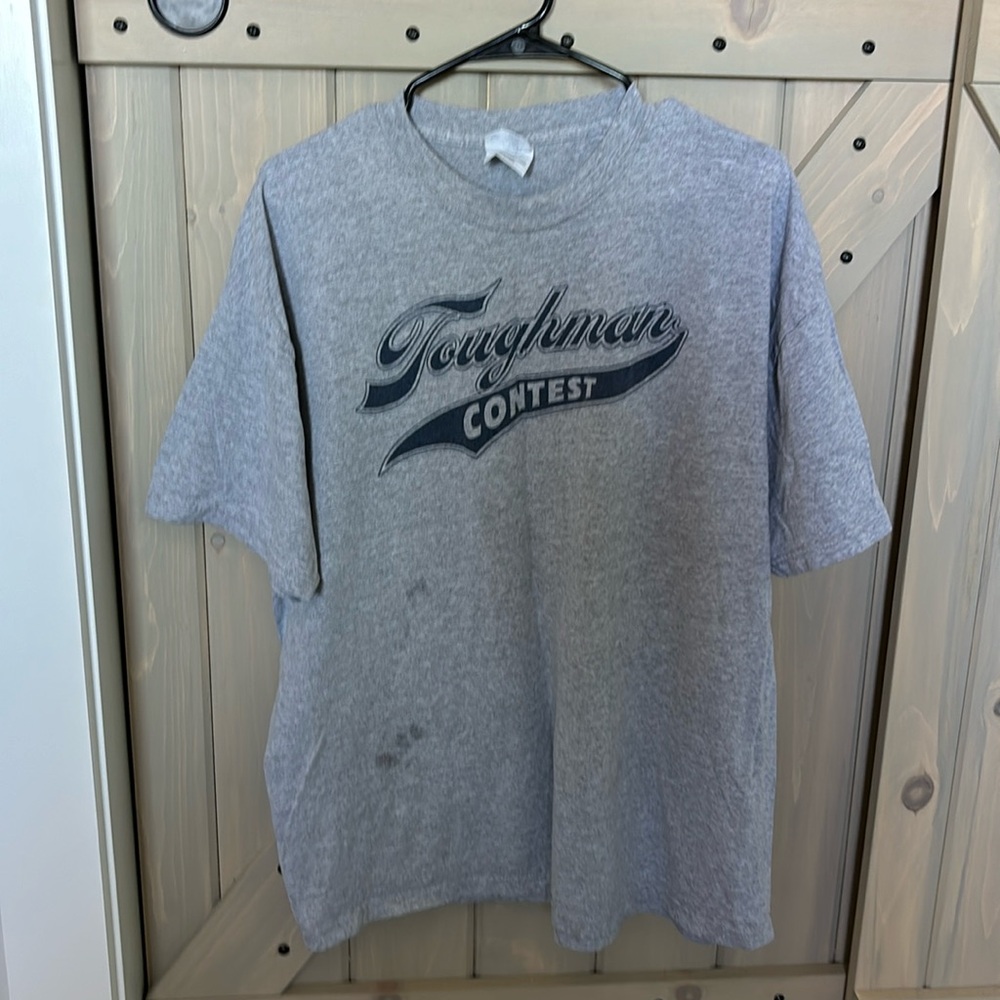 Oversized toughmans contest t shirt